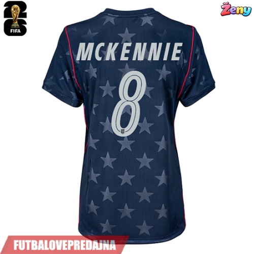 Lacne Ženy Futbalové dres Spojené štáty Weston McKennie #8 MS 2026 Krátky Rukáv - Preč